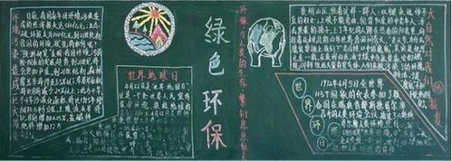 世界地球日黑板报世界地球日手抄报图片