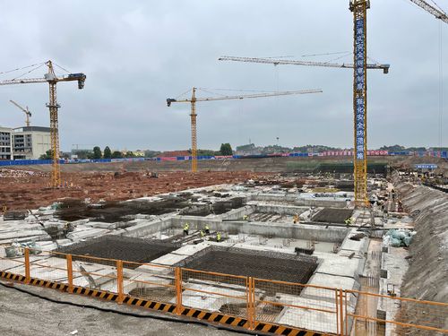 广西(中国-东盟)粮食物流产业园项目工程建设现场