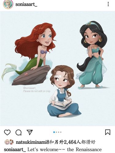 迪士尼公主_instagram_素材_素材其他