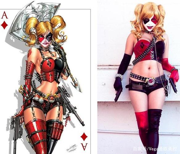 外国小姐姐们的cosplay,小丑女超性感,看到夜王那张我笑了!