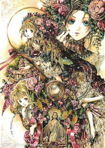 求一张非常难画的动漫图片