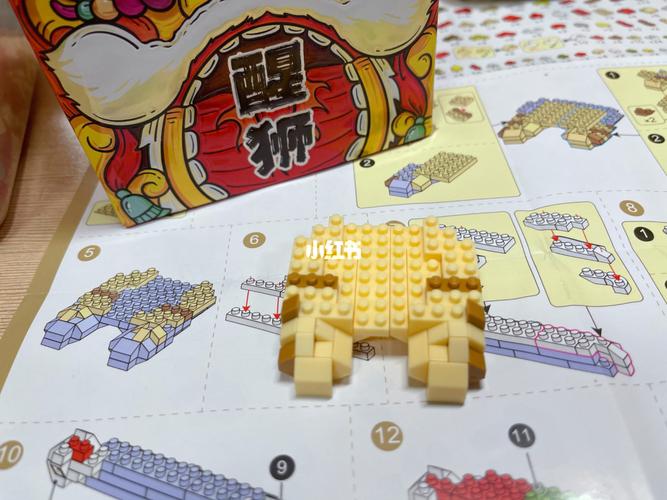 loz积木 醒狮招财_积木_醒狮_贴纸_loz积木_兴趣爱好