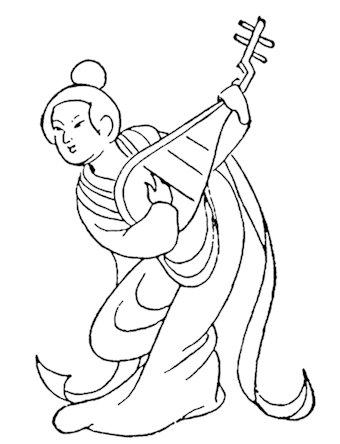 简笔画弹琵琶 (第1页)