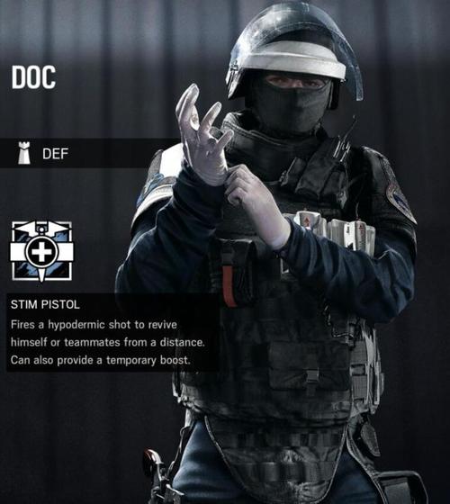 彩虹六号围攻干员名字代号昵称及技能基础干员篇