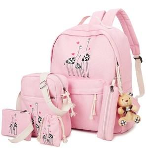 初中生书包中学生女孩初一双肩包韩国帆布韩版小清新可爱个性百搭