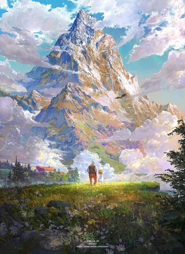 《海蒂和爷爷》电影海报这位又努力又才华横溢的少年说"如果可以