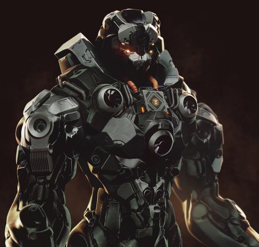 未来战争中人形装甲早已成为人类身体不可或缺的一部分