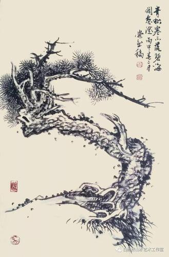 国画教程 | 88种松树画稿之三,值得收藏学习