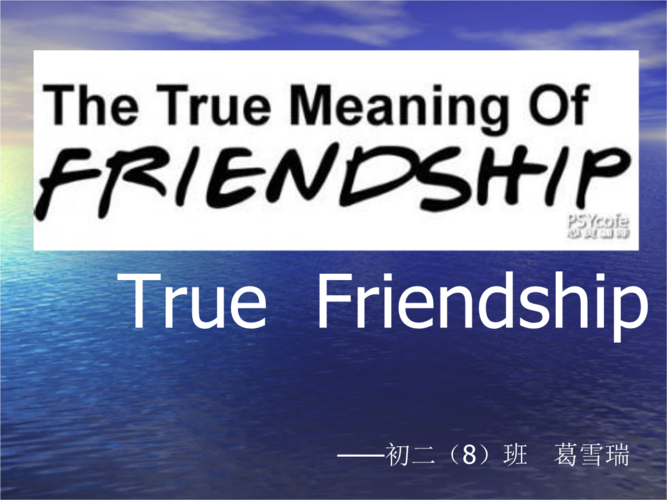 truefriendship分析.ppt