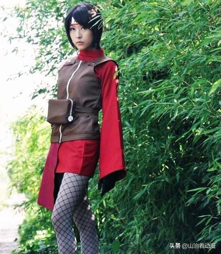 火影忍者高中生完美cos腿影黑土渔网裤神还原美爆