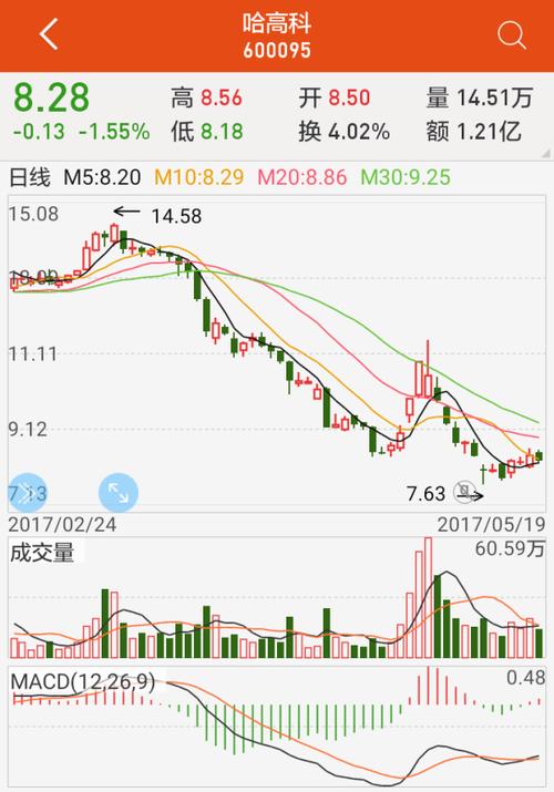 我就给你说一个股票,哈高科600095.