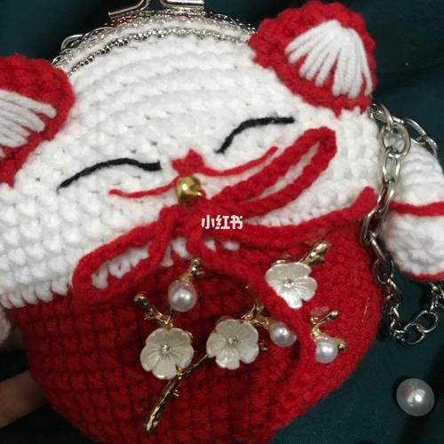 招财猫编织图解_招财猫_august怎么样_diy手工制作_时尚_箱包