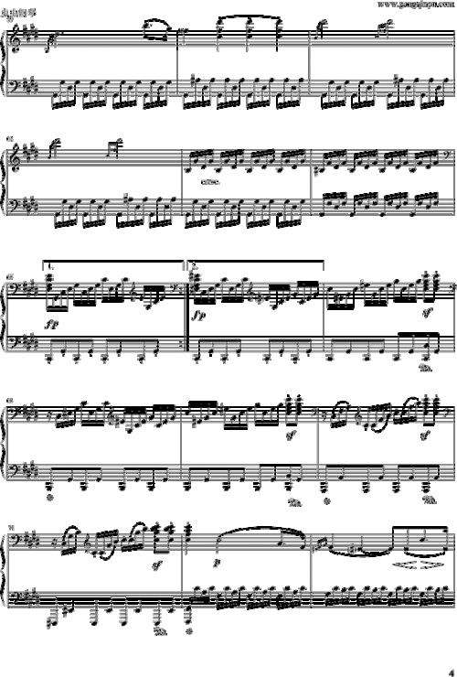 《月光奏鸣曲》第三乐章