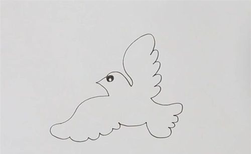 一笔画飞鸟