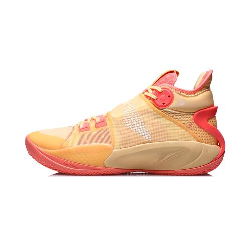 李宁音速9黑白樱花2021夏季新款男子轻便减震运动篮球