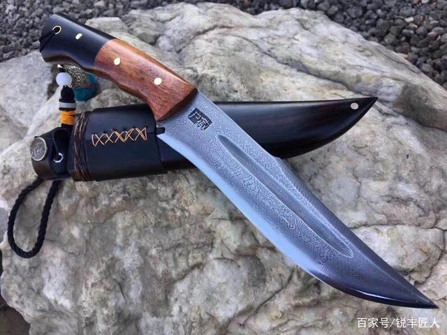 鉴赏,户撒拼接野外生存刀