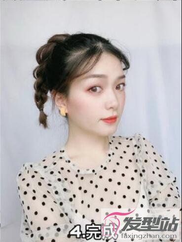 高马尾麻花辫扎法懒星人专属元气feel