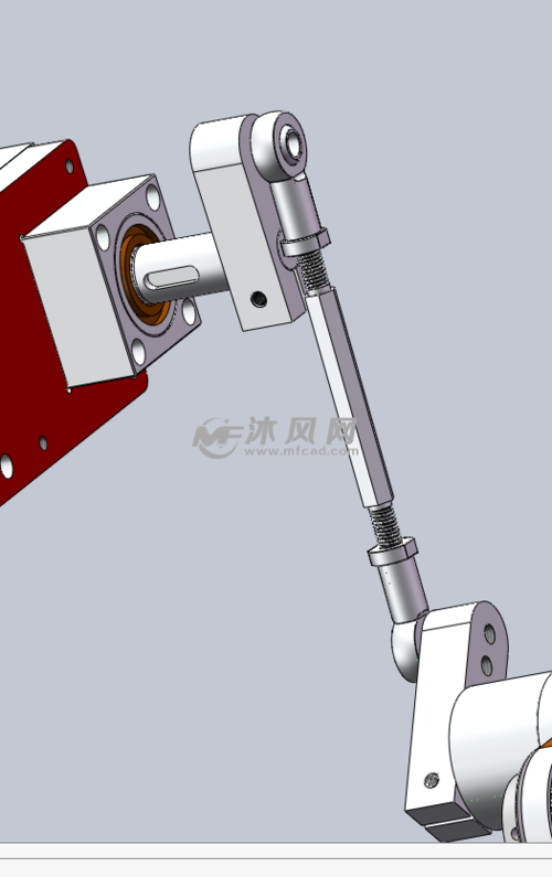 电机驱动摆动结构