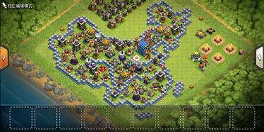 部落冲突阵型分享之最正的中国地图阵