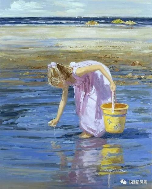 阳光灿烂的一组画