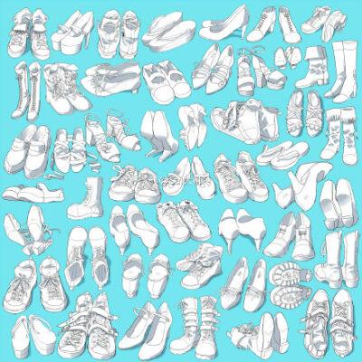 动漫鞋子/帽子素材