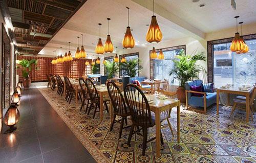 渝中区泰国餐厅装修设计,泰式餐厅装潢