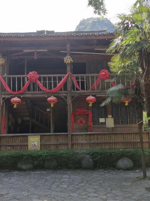 壮族楼房很漂亮美观