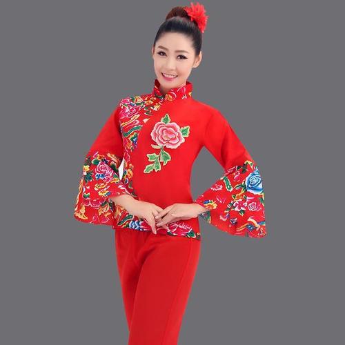 新款东北二人转好日子民族服装男款演出服秧歌舞蹈服表演服腰鼓舞_7折