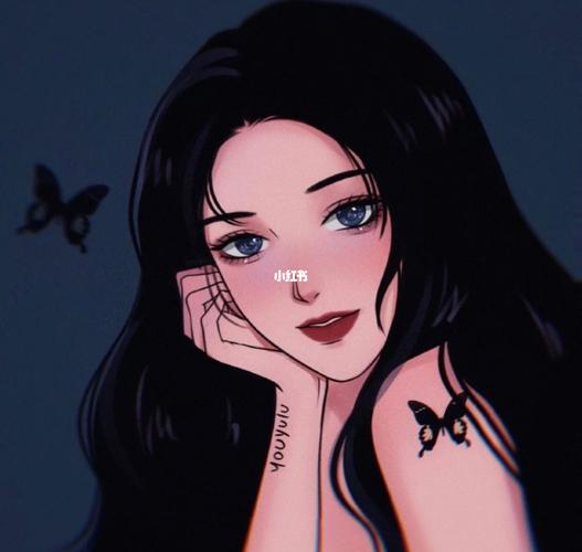 甜酷少女|插画风|微信头像分享_插画_酷女孩_头像分享