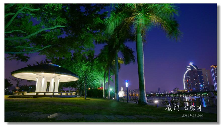 厦门 白鹭洲夜景