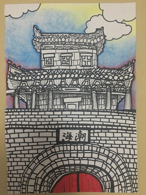 夜幕下的即墨古城-"童眼看即墨"即墨首届小学生写作