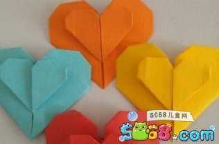 折纸大全心心相印过程图解