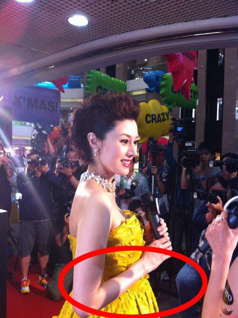 李嘉欣怀孕8月自曝孕味十足的最新孕照(图)