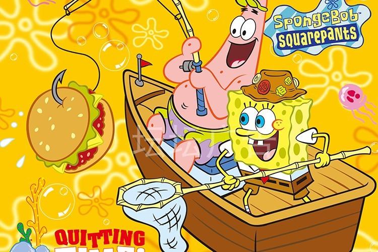 照片冲印海绵宝宝新品海报定制墙贴壁画来图可做pp背胶可粘贴_不打折