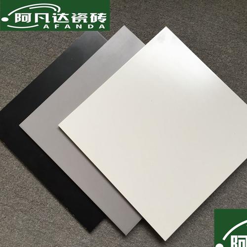 黑白灰小地砖300x300卫生间瓷砖厨房墙砖防滑哑光地砖黑色白色灰