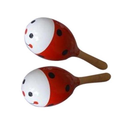 奥尔夫乐器 卡通木制笑脸砂锤