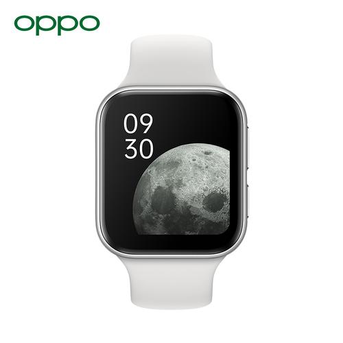 oppowatch41mm雾银智能手表esim通信amoled屏14天长续航运动健康伴侣