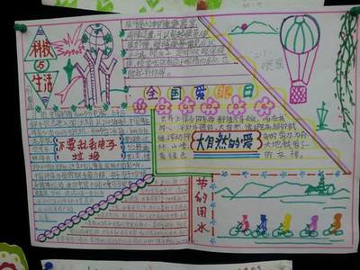 遵守秩序广告画手抄报 英语广告语手抄报