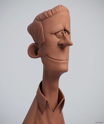 3d艺术家guzzsoares泥塑质感角色造型设计87p14