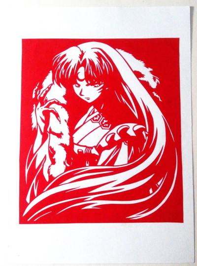 动漫剪纸画 剪纸图片动漫人物图片刻纸图案 人物 动漫 第1页剪纸动漫