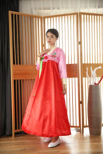 古装服饰女_新款韩服宫廷传统舞蹈服装2018新款民族古装成人朝鲜族