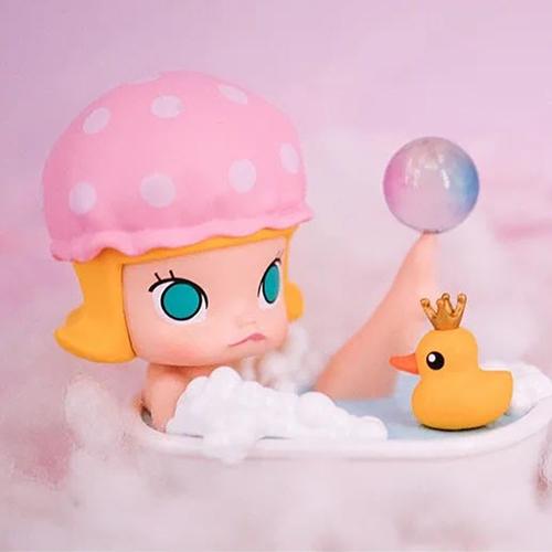 molly的一天确认款盲盒潮玩泡泡玛特popmart茉莉艺术泡泡浴好梦