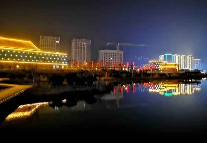 美丽的天水夜景