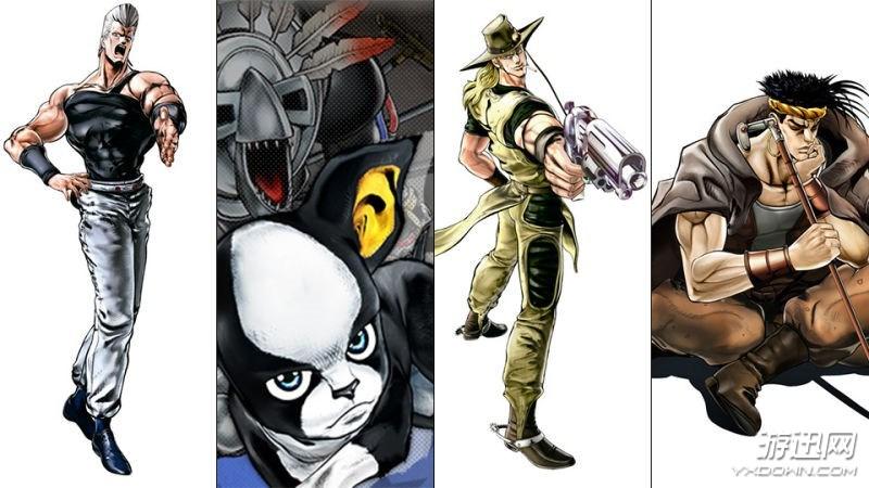 《jojo奇妙冒险:天堂之眼》全人物艺术图