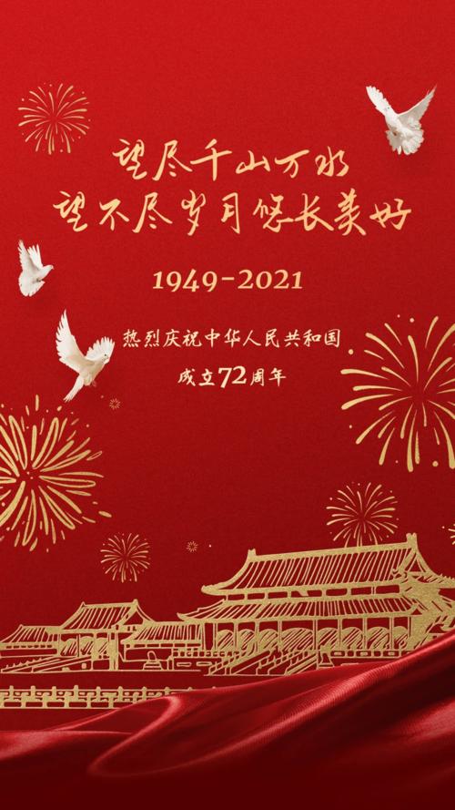 热烈庆祝中华人民共和国成立72周年!