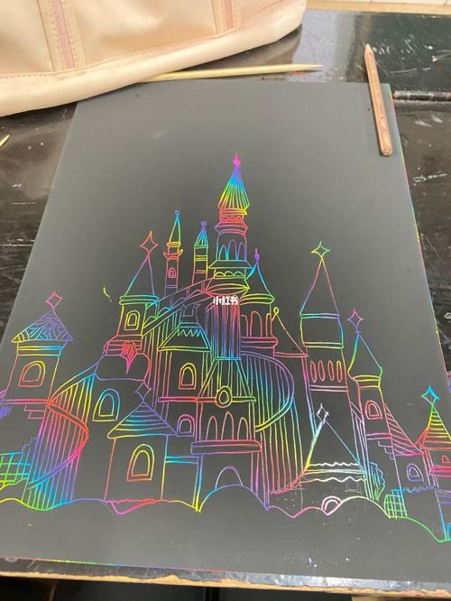 城堡刮画98 11566用铅笔画出底稿(要轻一点哦03)也可以直接上