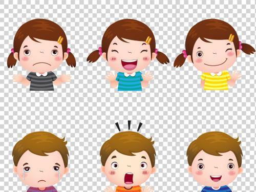 小学生人物卡通简笔画