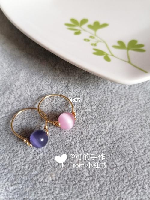 猫眼石戒指_猫眼石_戒指_手工制作_我的手工日常_兴趣