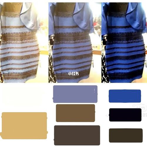 白金蓝黑,真的疯辽_裙子_蓝黑白金裙子_时尚_穿搭