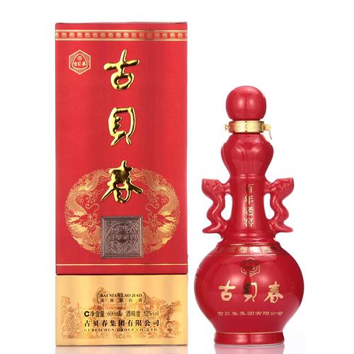 古贝春百年老窖(52度) 浓香型白酒 52度 600ml/瓶 单瓶【图片 价格
